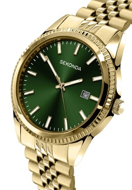 Часы ROUND Sekonda, зеленый seu51m007-m11 | green