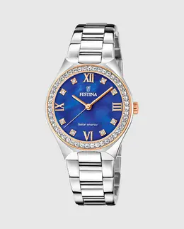 F20658/2 Solar Energy женские часы из серебристой стали Festina, серебрянный 8430622802713 | plata