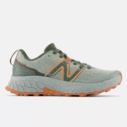 Кроссовки для бега и прогулок New Balance Fresh Foam X Hierro V7 Trail, серо-зеленый/оранжевый b0bj7gwm4j | silver moss/deep olive green