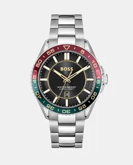 Runner 3H 1514210 стальные мужские часы Hugo Boss, серебрянный 7613272620888 | plata