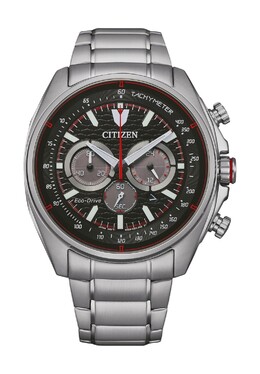Мужской хронограф Citizen, цвет Silber/Schwarz 4974374334091 | silber/schwarz