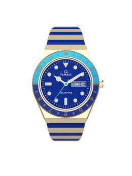 Часы Q Malibu TW2V38500 Timex, синий/золотой q timex malibu tw2v38500 | blau, golden