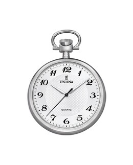 Мужские карманные часы F2020/1 со стальным корпусом Festina, серебро 8430622705168 | plata