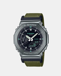 G-Shock GM2100CB3AER зеленые текстильные мужские часы Casio, зеленый 4549526344497 | verde