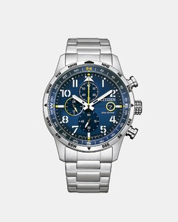 Of Collection CA0790-83L стальные мужские часы с хронографом Citizen, серебро 8018225033781 | plata