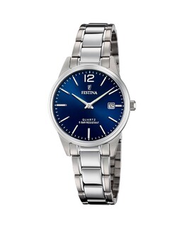 Женские часы F20509/3 Acero Classico в серебристой стали Festina, серебро 8430622761249 | plata