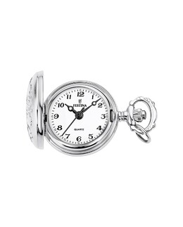 Женские часы F2032/1 Серебристые стальные карманные Festina, серебро 8430622759895 | plata