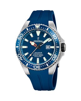 F20664/1 The Originals Синие резиновые мужские часы Festina, синий 8430622805844 | azul