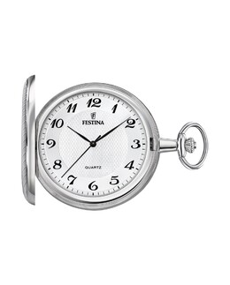 Мужские карманные часы F2024/1 со стальным корпусом Festina, серебро 8430622705205 | plata