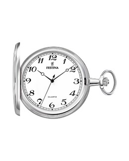 Мужские карманные часы F2022/1 из стали Festina, серебро 8430622705182 | plata