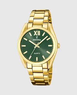 F20640/4 Женские часы Boyfriend из золотой стали Festina, золотой 27039 | oro