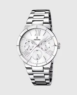 F16716/1 Женские часы Boyfriend из серебристой стали Festina, серебряный 23925 | plata