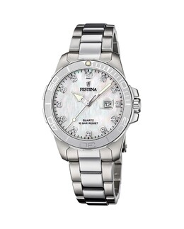 F20503/1 Boyfriend Collection серебряные женские часы из стали Festina, серебро 8430622759918 | plata