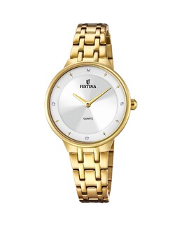 Женские часы F20601/1 Mademoiselle из золотой стали Festina, золотой 8430622787720 | oro