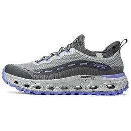 Кроссовки женские Slip Ins с низким верхом серые/фиолетовые Skechers 180056-ccpr | purple
