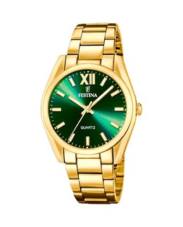 F20640/9 Женские часы Boyfriend из золотой стали Festina, золотой 8430622804304 | oro