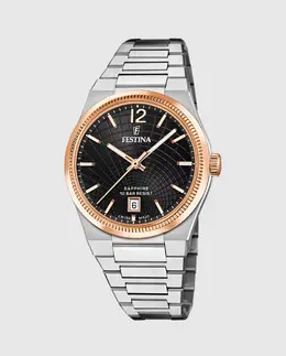 F20066/4 Женские часы Rivé из серебряной стали швейцарского производства Festina, серебряный 36765 | plata