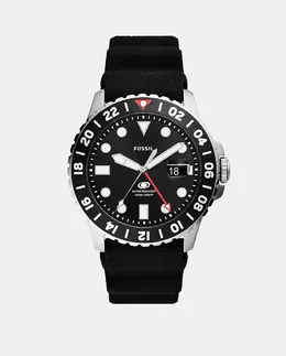 FS6036 GTM Черные силиконовые мужские часы Fossil, черный 1010641907802 | negro