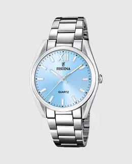 F20622/3 Женские часы Boyfriend из серебряной стали Festina, серебряный 25894 | plata