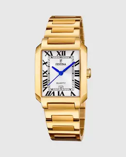 Женские часы F20680/1 On The Square из золотой стали Festina, золотой 34627 | oro