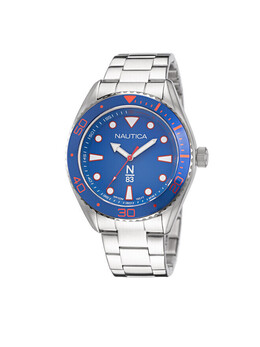 Часы NAPFWS221 Nautica, синий/серебряный napfws221 | blau, silber
