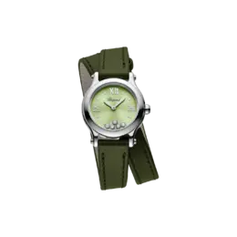 Часы женские Chopard Happy Sport - 25 мм с двойным ремешком, бриллианты 278620-3005