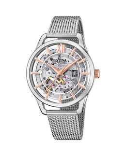 Женские часы F20627/1 из серебристой стали Festina, серебро 8430622792946 | plata