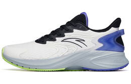 Кроссовки Gazelle 1.0 мужские с низким верхом цвета слоновой кости, белого/черного/таинственного фиолетового цвета Anta 112225585-3