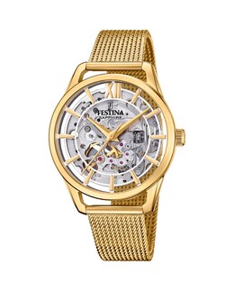 Женские часы F20629/1 из золотой стали Festina, золотой 8430622792960 | oro