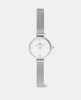 Женские часы Petit Mini DW00100746 со стальной сеткой Daniel Wellington, серебряный 7315030061116 | plata