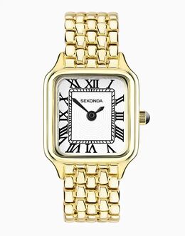 Женские аналоговые часы Monica maxi 30 мм в золоте Sekonda 136909534 | gold