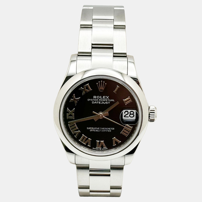 Rolex Datejust 278240, Stainless Steel Black Dial Women's Watch 1221985 (black, arb25670)