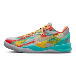 Nike Kobe 8 Kids Баскетбольные кроссовки для детей, Grayish-silver-yellow hf7319-001 | grayish-silver-yellow
