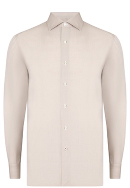 ISAIA: Бежевая рубашка 