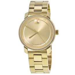Movado Access Champagne Dial Yellow Gold PVD Steel Мужские часы 3600912 7907780296764 | champagne
