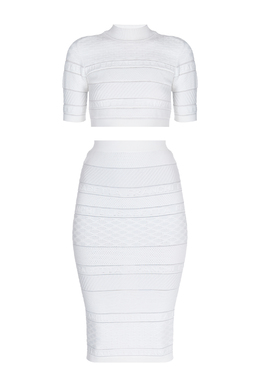 ELISABETTA FRANCHI: Белый костюм 