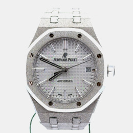 Audemars Piguet Royal Oak 15454BC.GG.1259BC.01 Automatic Silver 18K White Gold Women’s Wristwatch 37 mm 1229325