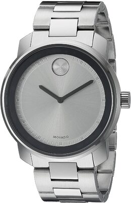 Мужские кварцевые часы Movado 42 мм 3600257, серебряный 7751474380860 | silver