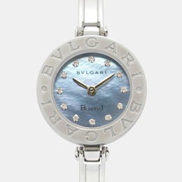 Bulgari B.Zero1 BZ22S Quartz Blue Stainless Steel Women's Wristwatch 22 mm 1232360