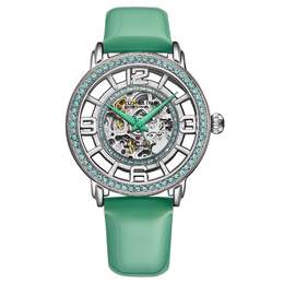 Часы женские Stuhrling, серебристый/зеленый 6541608714300 | silver/green