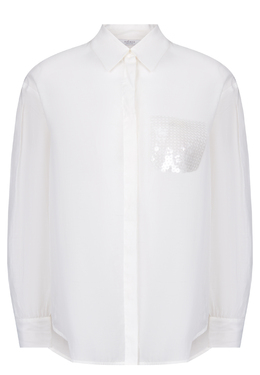 PESERICO: Белая рубашка 