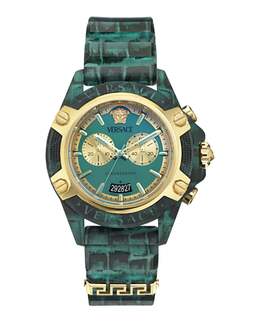 Часы Icon Active с хронографом Versace, синий/синий/синий 7855026569276 | blue/blue/blue