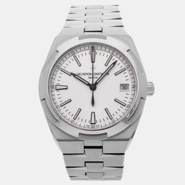 Pre-Owned Vacheron Constantin Overseas 4500V/110A-B126 Silver Automatic Stainless Steel Men's Wristwatch 41 mm 1235270