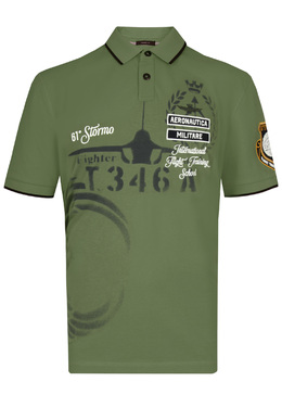 AERONAUTICA MILITARE: Зелёное поло 