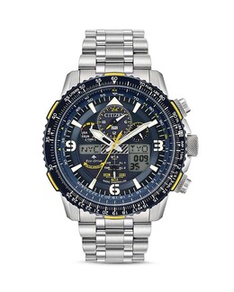 Часы Citizen Promaster Blue Angels Skyhawk AT Eco-Drive, 46 мм, серебряный 3163064 | black/silver