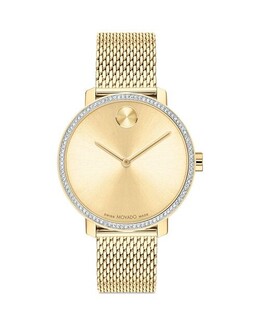Часы BOLD с мерцающим эффектом, 34 мм Movado, цвет Gold 4933603 | gold