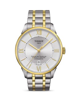 Часы Tissot Chemin des Tourelles, 42 мм, серебряный 4354369 | silver/gold