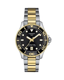 Часы Seastar 1000, 40 мм Tissot, цвет Black 4908158 | black/two-tone