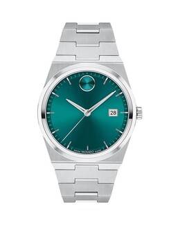Часы Movado Quest, 40 мм, зеленый 5084525 | green/silver