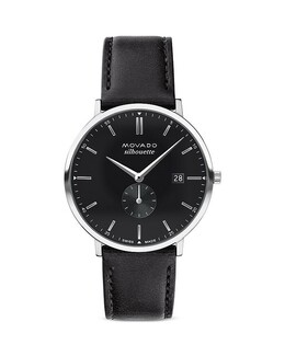 Часы Movado Silhouette из нержавеющей стали, 40 мм, черный 4717709 | black